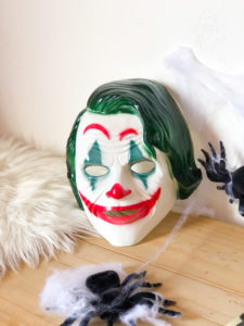 mascara del joker de plástico - halloween - ropa gallardo - ecuador