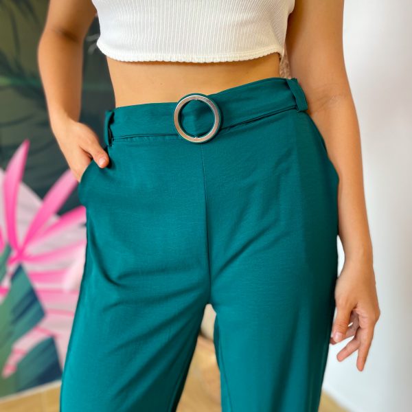 pantalon verde de tela - ecuador - ropa gallardo