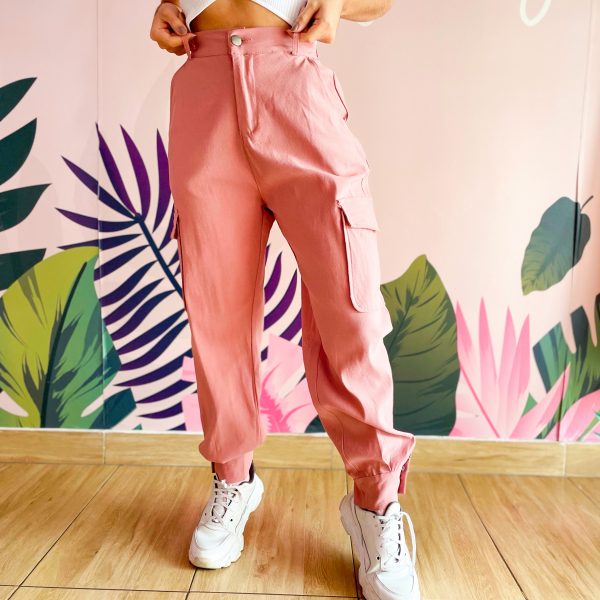 jogger rosado con bolsillos - ecuador - ropa gallardo