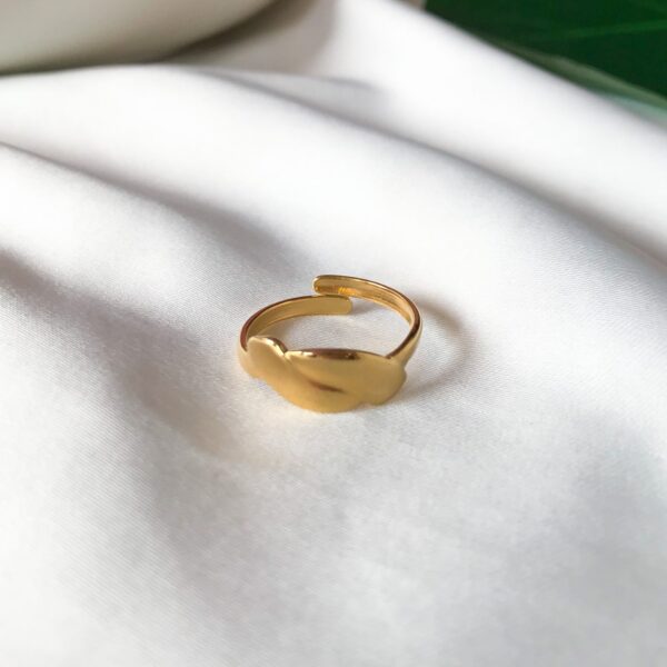 anillo dorado simple - ecuador - ropa gallardo - accesorios