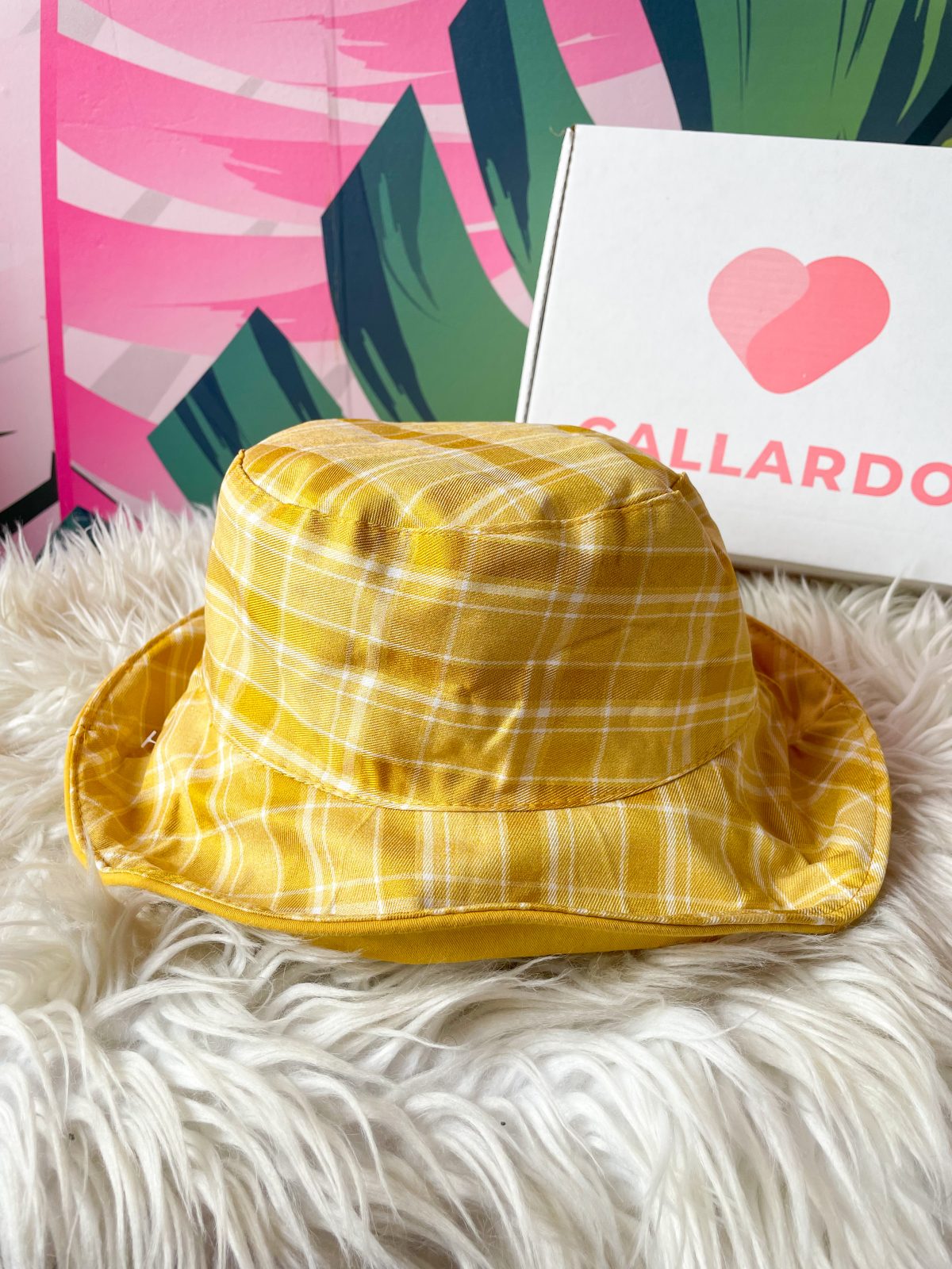 sombrero pequeño amarillo bucket hat verde- Guayaquil - Ecuador - Ropa Gallardo