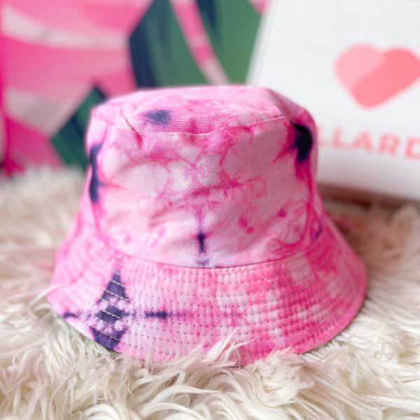 sombrero pequeño celeste bucket hat rosado tie-dye - Guayaquil - Ecuador - Ropa Gallardo