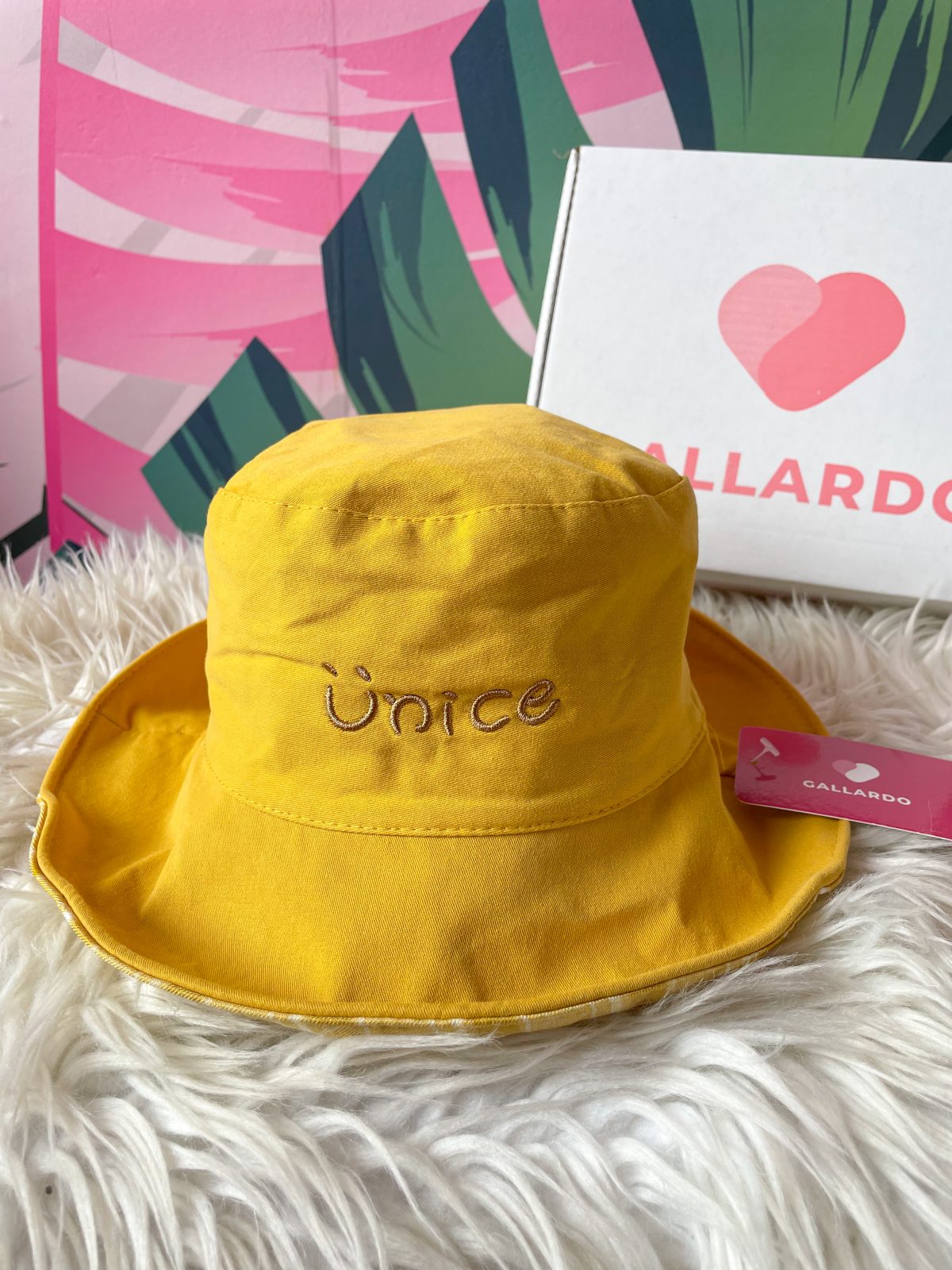 sombrero pequeño amarillo bucket hat verde- Guayaquil - Ecuador - Ropa Gallardo