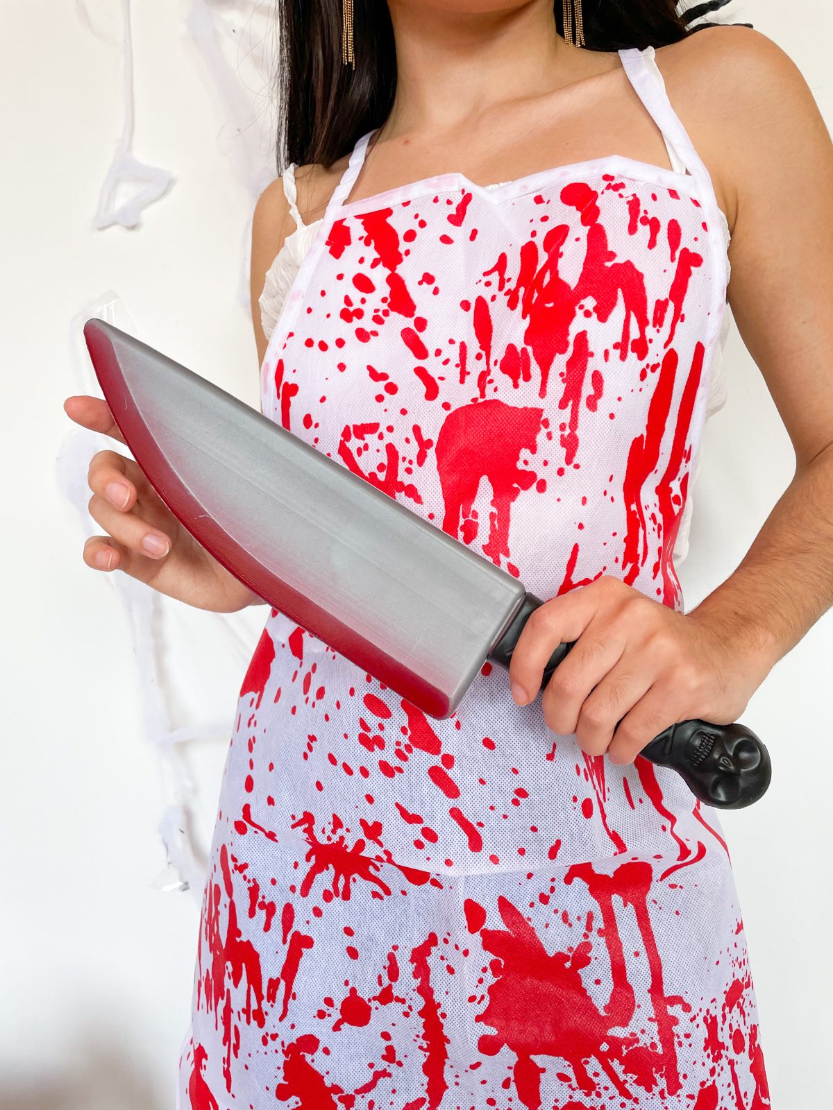mandil y cuchillo de halloween disfraz de halloween - ecuador - ropa gallardo