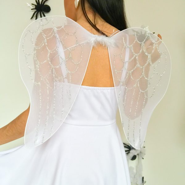 alas de hada o angel blanco - disfraz de halloween - ropa gallardo