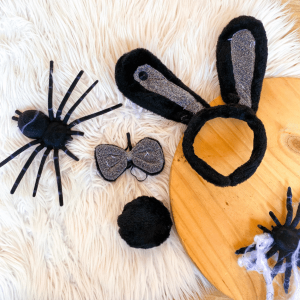 kit de conejo brillante, disfraz de halloween, ropa gallardo, ecuador