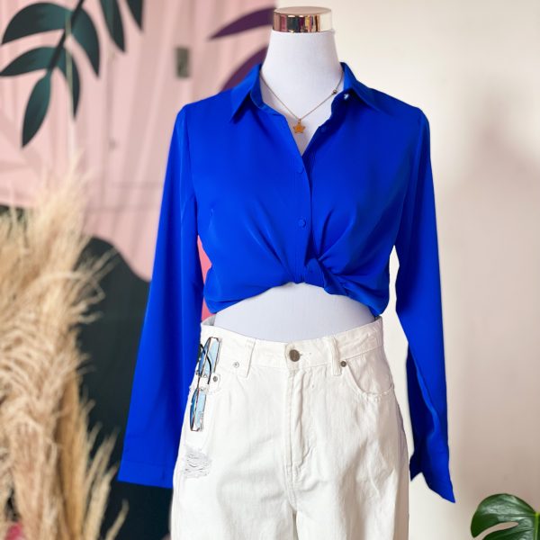 Camison Azul, perfecto para complementar tus outfits-ropa gallardo-ecuador
