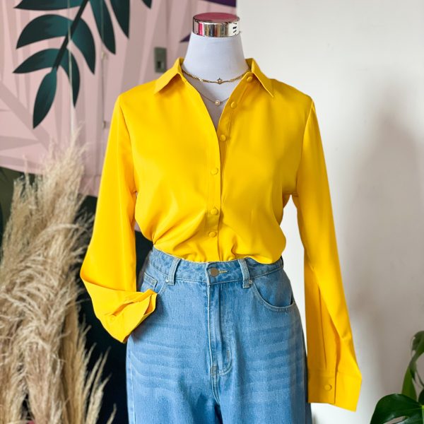 Camison Amarillo, perfecto para complementar tus outfits-ropa gallardo-ecuador
